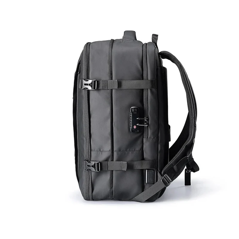AVIATOR LOCK: Mochila expandible para portátil de viaje de 17 pulgadas con certificación TSA.