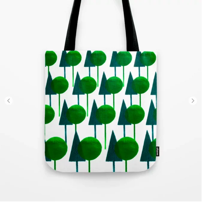 Bolso bosque geométrico