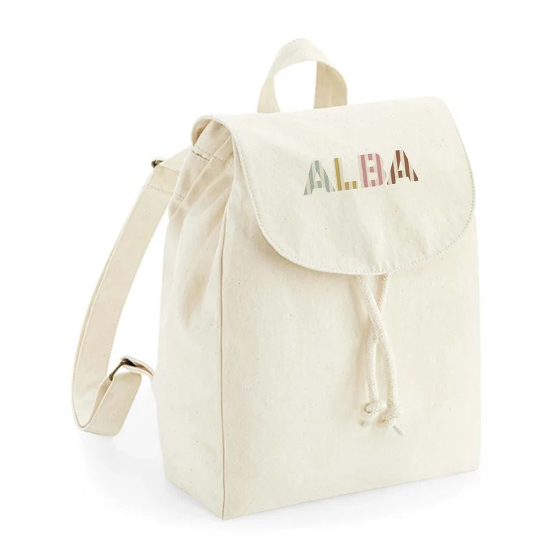 Mini mochila personalizada rayas