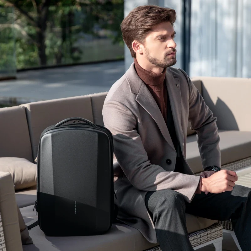 HÉRCULES: Mochila de viaje de negocios rígida Hércules de 16 pulgadas