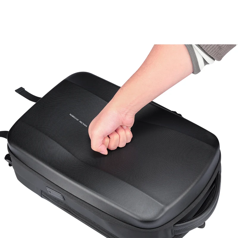 HÉRCULES: Mochila de viaje de negocios rígida Hércules de 16 pulgadas