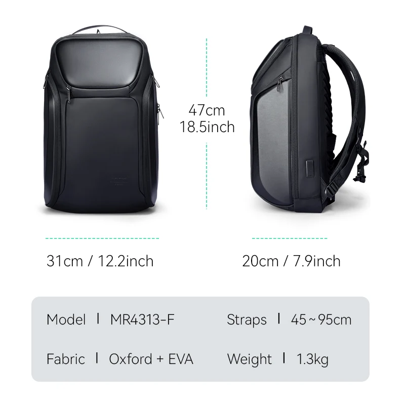 ZEUS: Mochila de negocios y viajes para portátil de 15.6 pulgadas