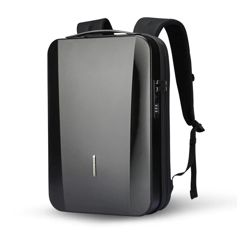 CLAUDIUS: Mochila rígida para portátil con cerradura TSA y puerto USB.