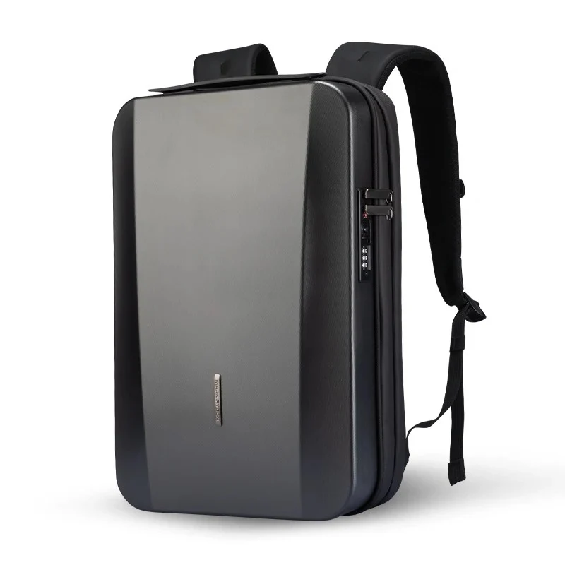 CLAUDIUS: Mochila rígida para portátil con cerradura TSA y puerto USB.