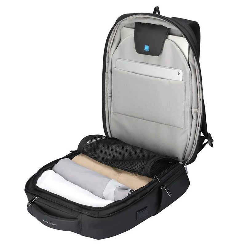 Mochila antirrobo expandible SAVIOR: Mochila para portátil de 15.6" con cierre TSA.
