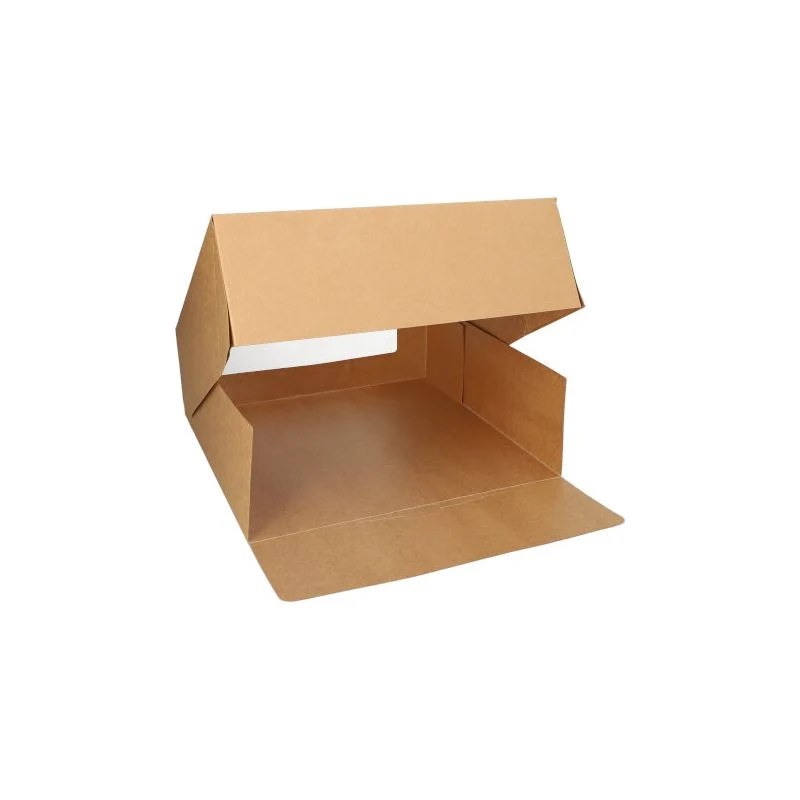 Cajas para ROSCON /Tarta 30 x 30 x 10 cm con ventana de PLA (25 unid/pack)