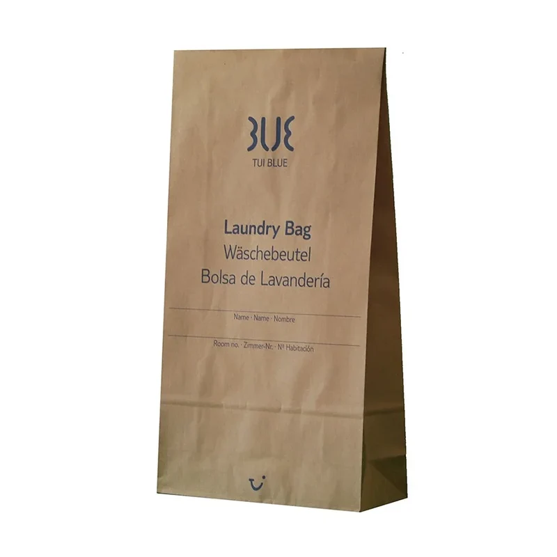 Bolsa Americana Kraft S (22+14x37cm) - (personalizada a 1 tinta - 2 caras)- 1500 unidades