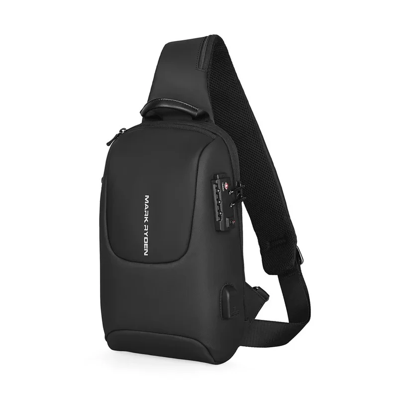 ELEMENT: Bolso bandolera antirrobo impermeable con carga USB
