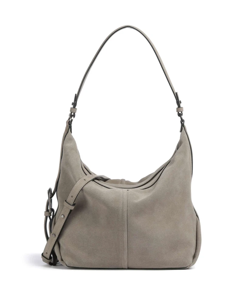 Liebeskind Paris II Hydro Suede M Bolso de hobo neutral grey
