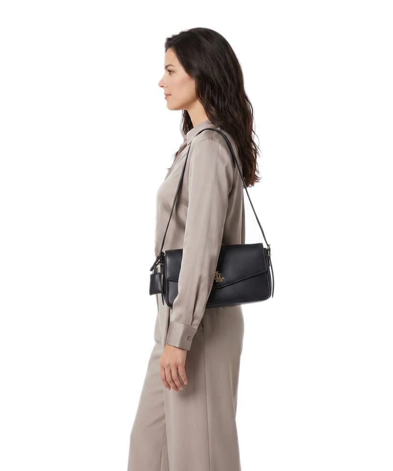 Lauren Ralph Lauren Farrah Medium Bolso de hombro lauren navy