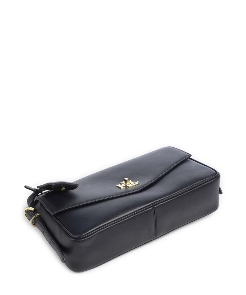 Lauren Ralph Lauren Farrah Medium Bolso de hombro lauren navy