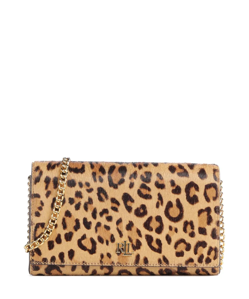 Lauren Ralph Lauren Adair II Large Monedero modern leopard/chestnut brown