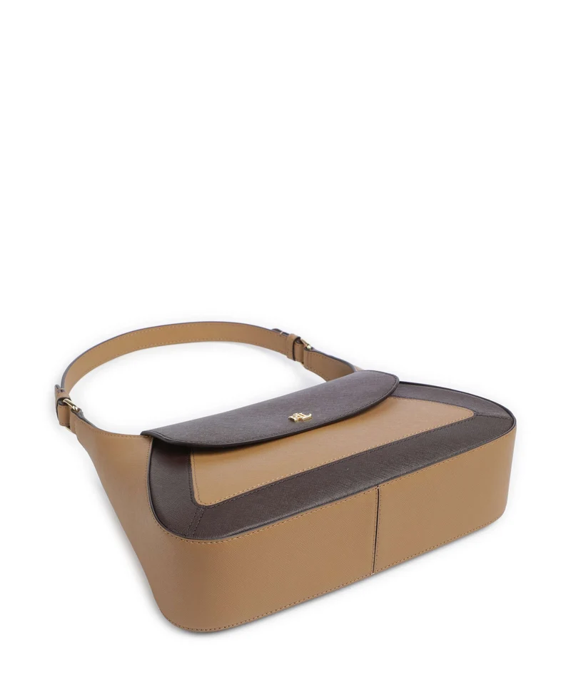 Lauren Ralph Lauren Schylar Medium Bolso de hombro camel/chestnut brown