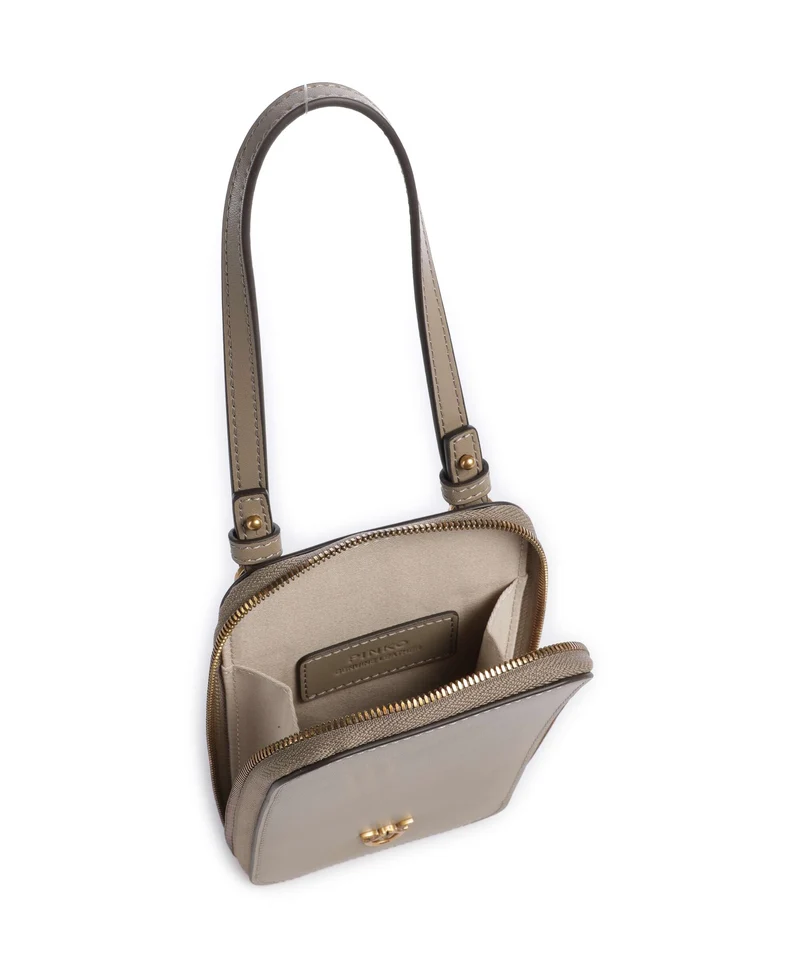 Pinko Bolsa para móvil grigio talpa/antique gold
