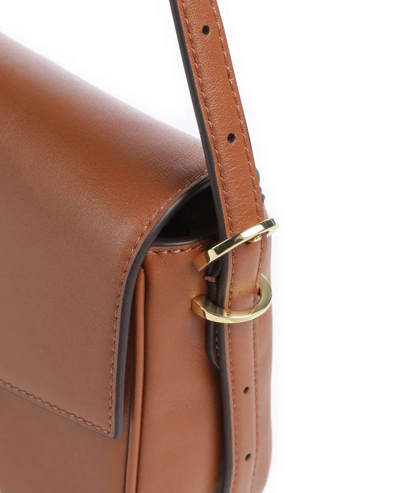 Lauren Ralph Lauren Farrah Medium Bolso de hombro lauren tan