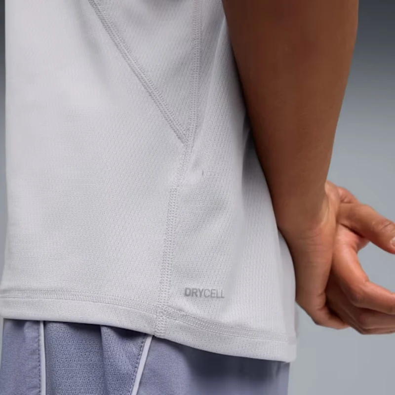 Puma Camiseta Deportiva sin Mangas Running Velocity Gris, para Hombre