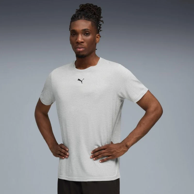 Puma Camiseta Manga Corta Essentials Train All Day Gris, para Hombre