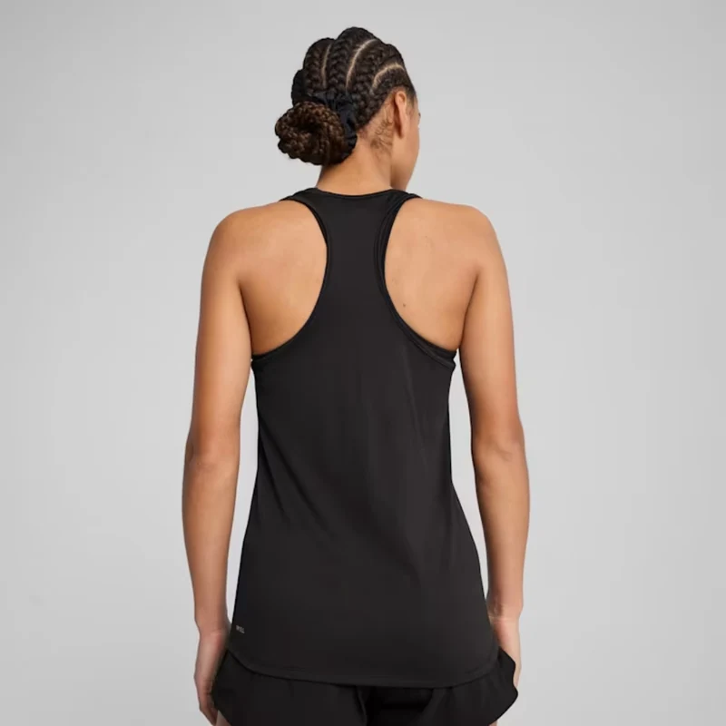 Puma Camiseta Deportiva sin Mangas Essentials Train All Day Negro, para Mujer