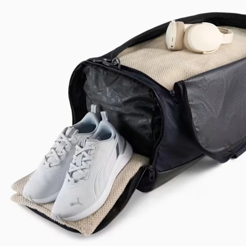 Puma Bolso Deportivo Mediano Challenger Azul/Negro, Unisex