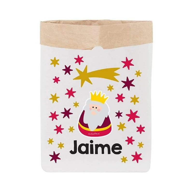 Saco papel Reyes Magos personalizado