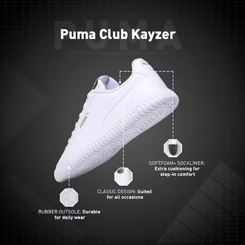 Puma Tenis Club Kyzer Superior Blanco, para Hombre