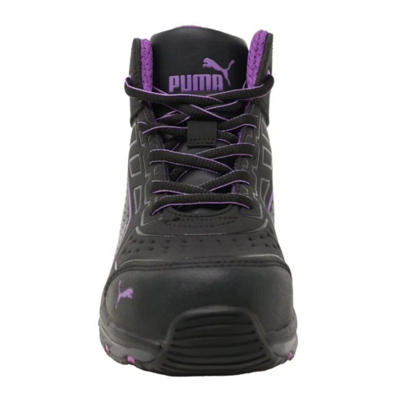 Puma Zapatos de Seguridad Stepper 2.0 Negro/Morado, para Mujer