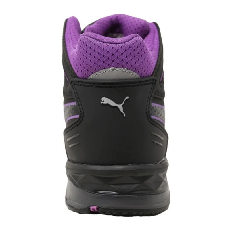 Puma Zapatos de Seguridad Stepper 2.0 Negro/Morado, para Mujer