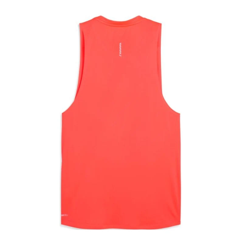 Puma Camiseta Deportiva sin Mangas Velocity Rojo, para Hombre