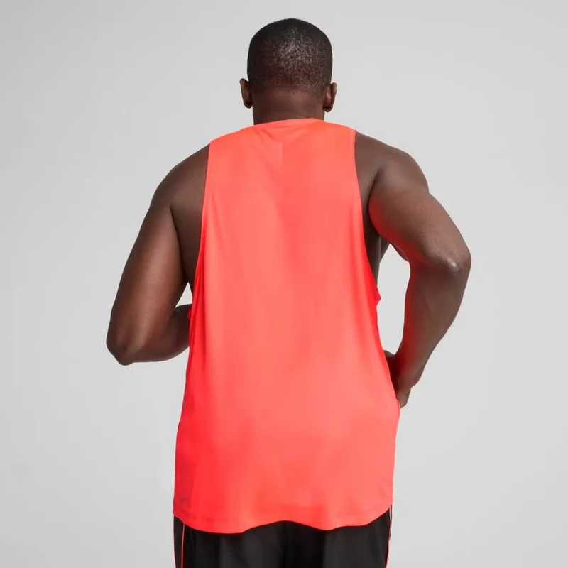 Puma Camiseta Deportiva sin Mangas Velocity Rojo, para Hombre