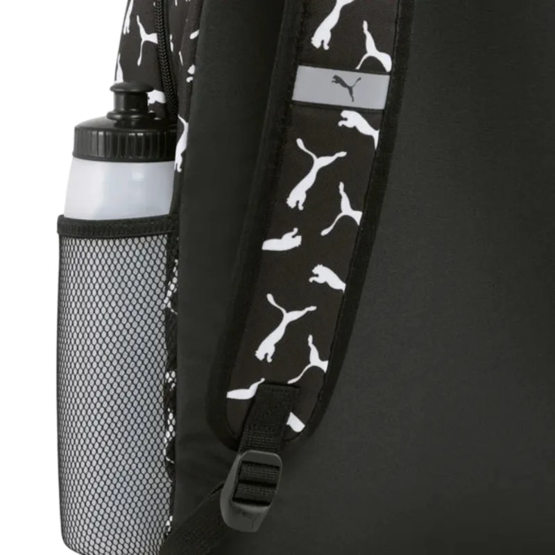 Puma Mochila Casual Phase AOP Logotipo Negro, Unisex