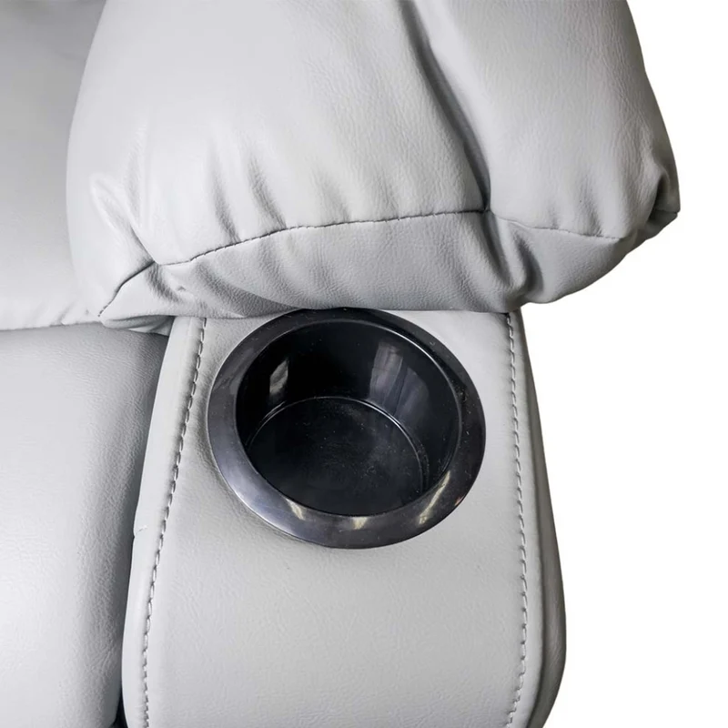 Tokoa Sofá Doble Reclinable Cuero Sintético 145x101x73cm (SA-4367)