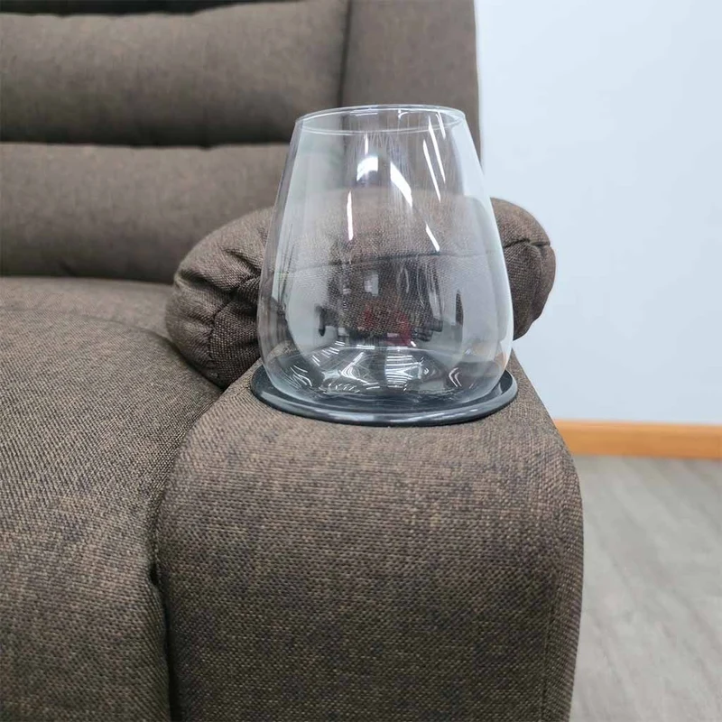 Tokoa Sofá Doble Reclinable Tela de Lino 129x99x72cm (SA-4364)