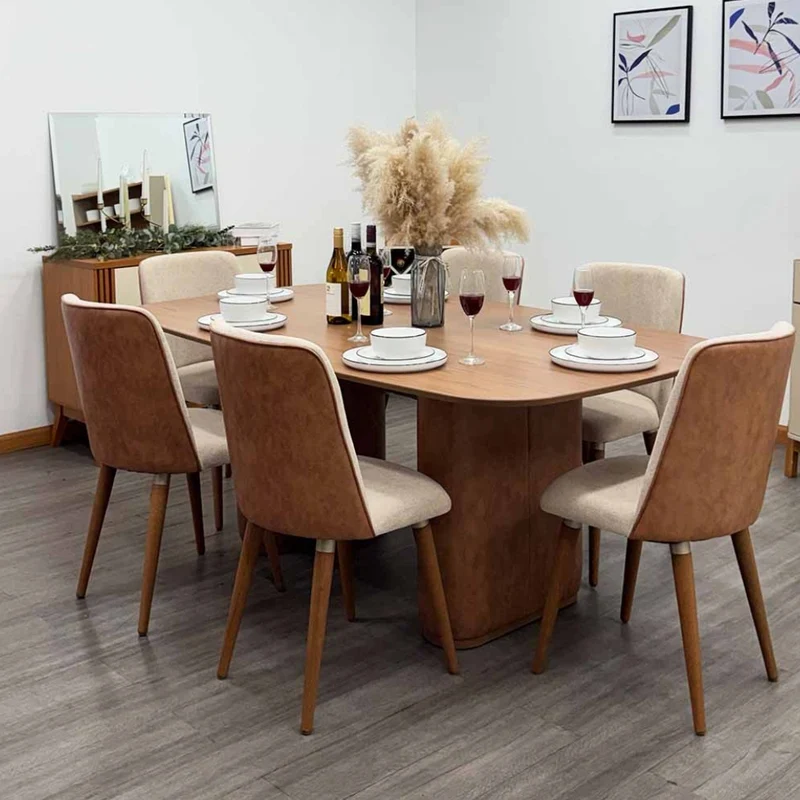 Tokoa Silla para Comedor de Madera Tapizada con Chenille/Vinilo (PA1303951)