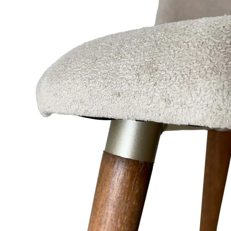 Tokoa Silla para Comedor de Madera Tapizada con Chenille/Vinilo (PA1303951)