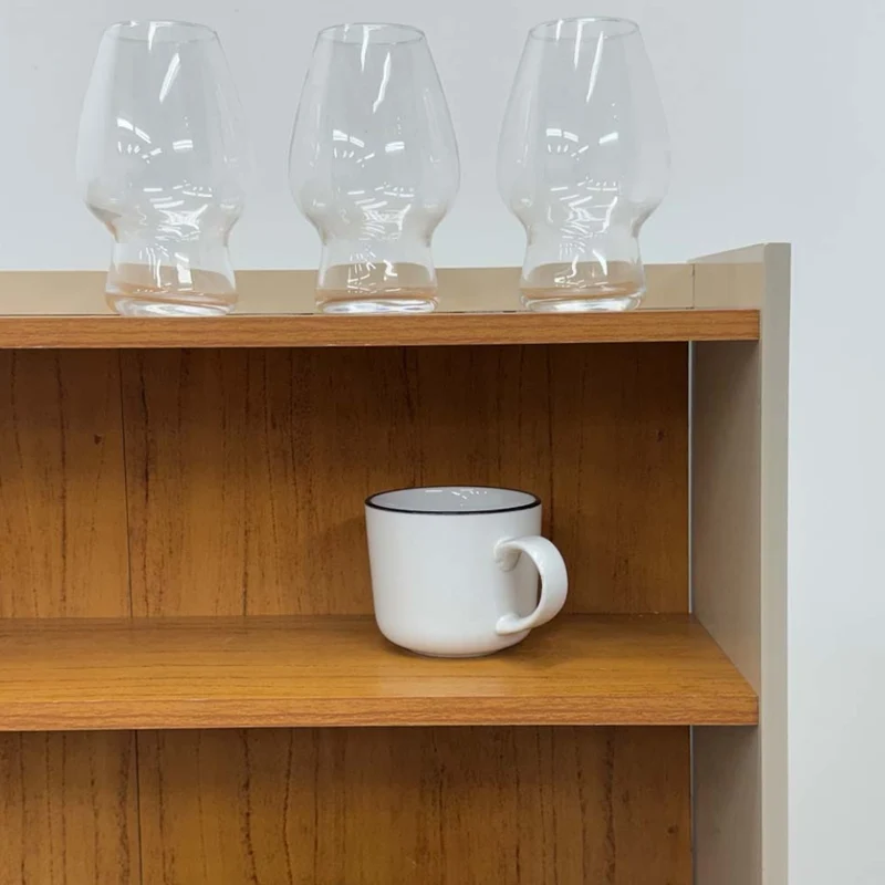 Tokoa Mesa Auxiliar con 2 Puertas y Estantes 80cm Off White (50525344)