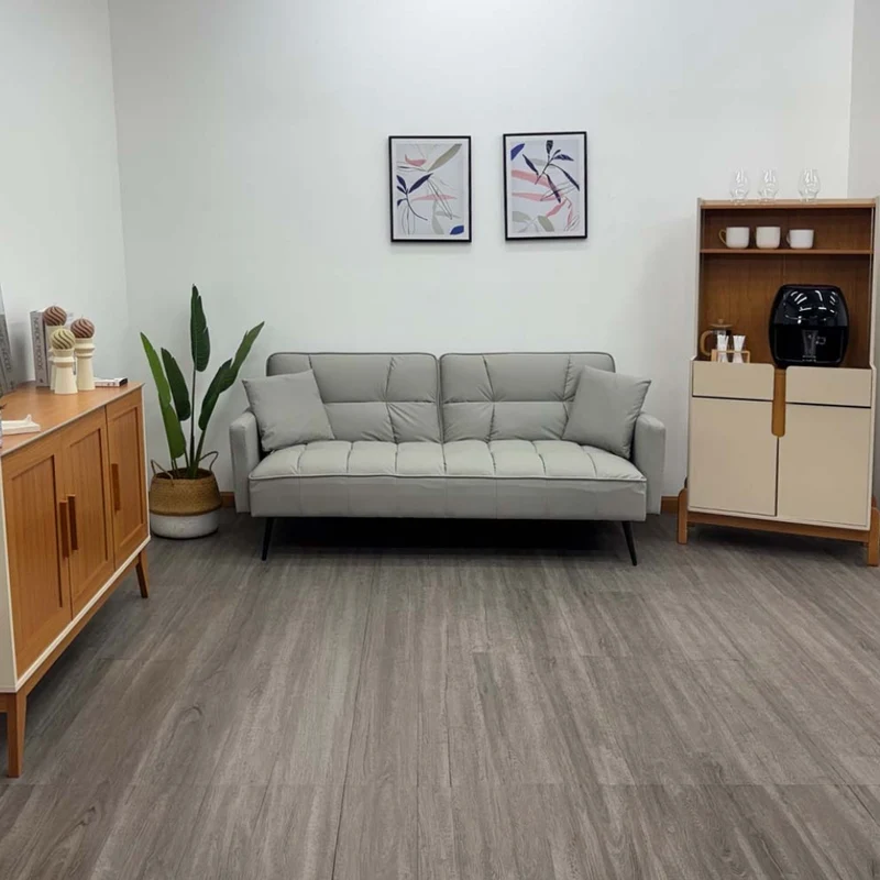 Tokoa Mesa Auxiliar con 2 Puertas y Estantes 80cm Off White (50525344)