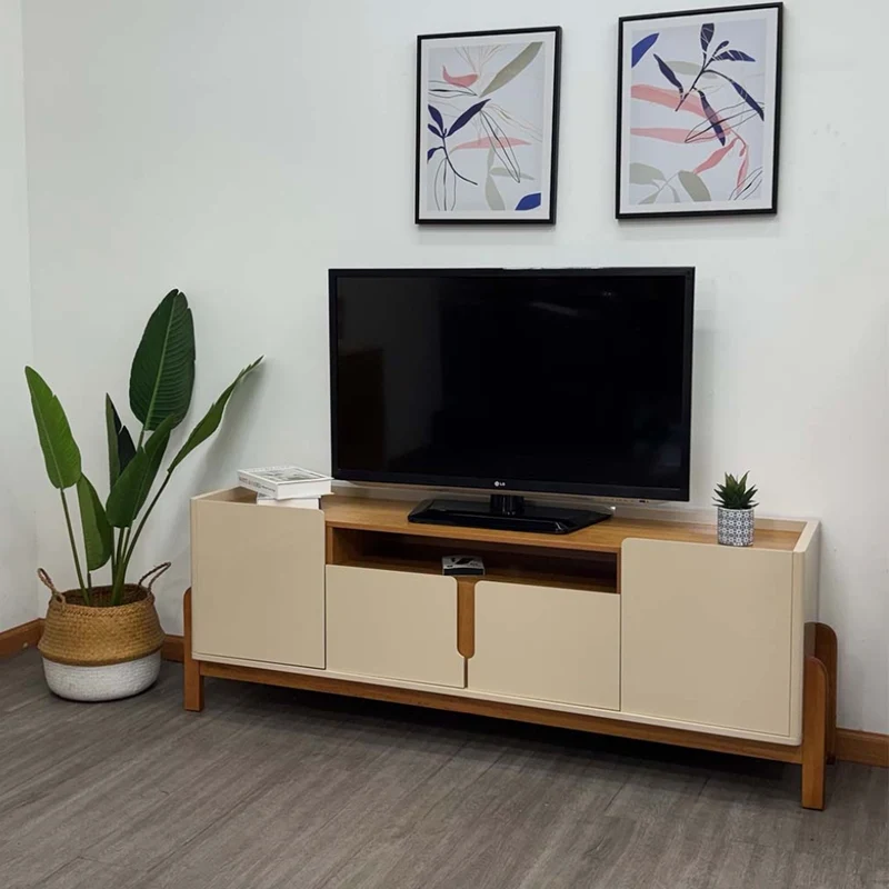 Tokoa Mesa para TV con 4 Puertas 170cm Off White (11080344)