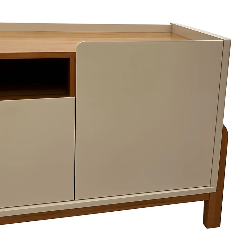 Tokoa Mesa para TV con 4 Puertas 170cm Off White (11080344)