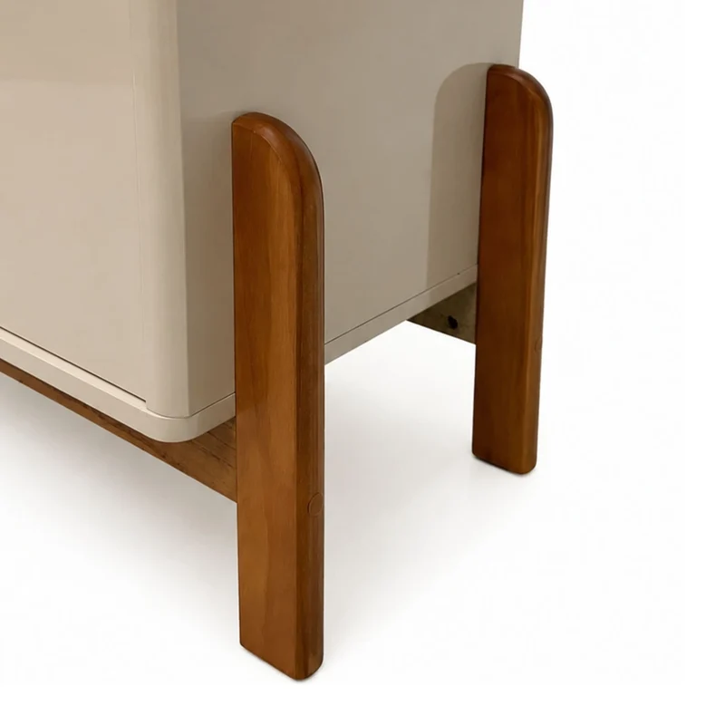 Tokoa Mesa para TV con 4 Puertas 170cm Off White (11080344)