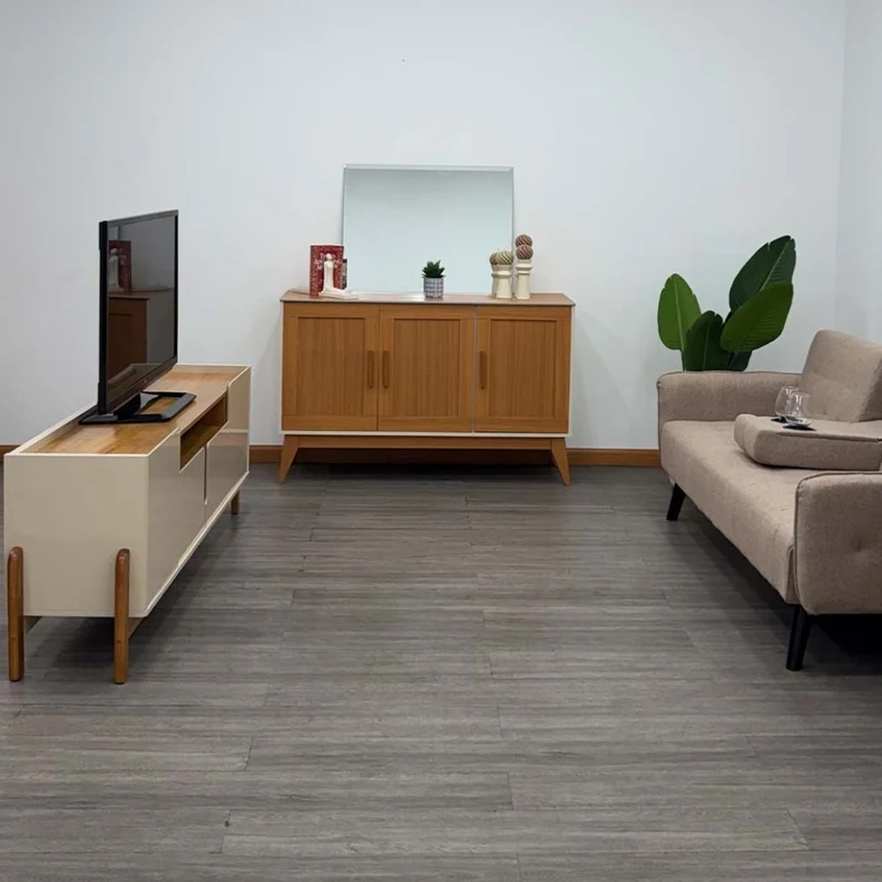 Tokoa Mesa para TV con 4 Puertas 170cm Off White (11080344)