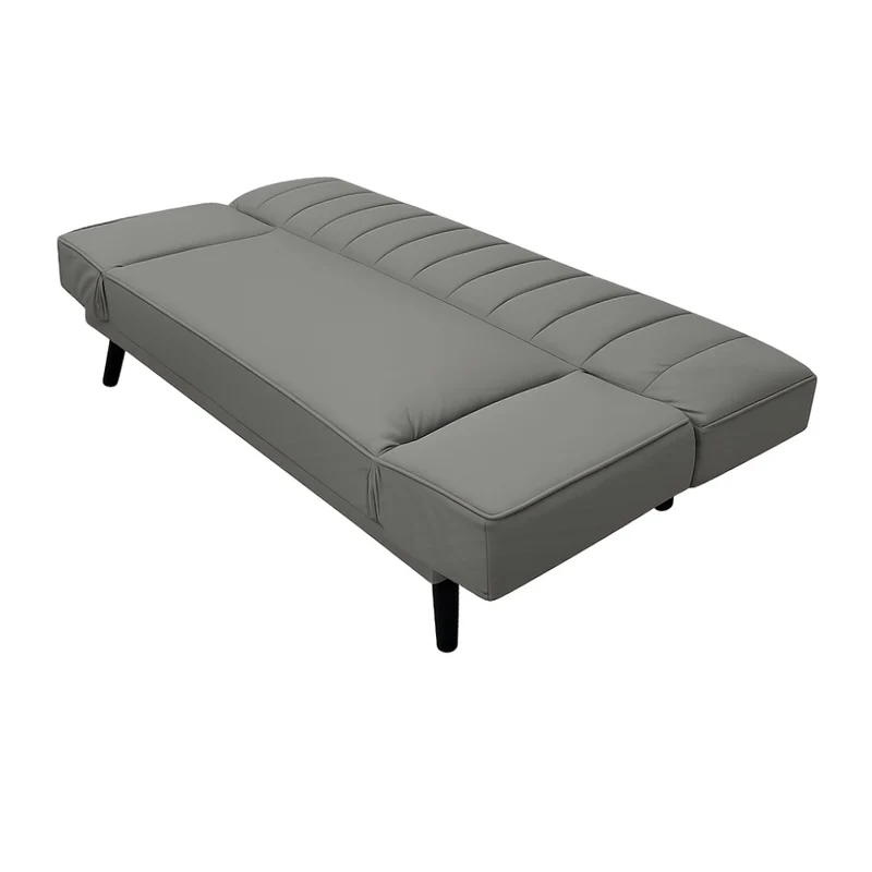 Tokoa Sofá Cama Cuero Sintético con Brazos Ajustables 188x79x82cm (SA-4380)