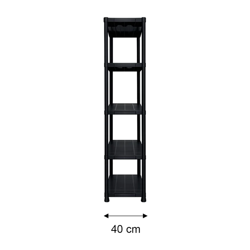 Tokoa Estante de Plástico 4 Niveles 90x40x180cm (OM-9106)