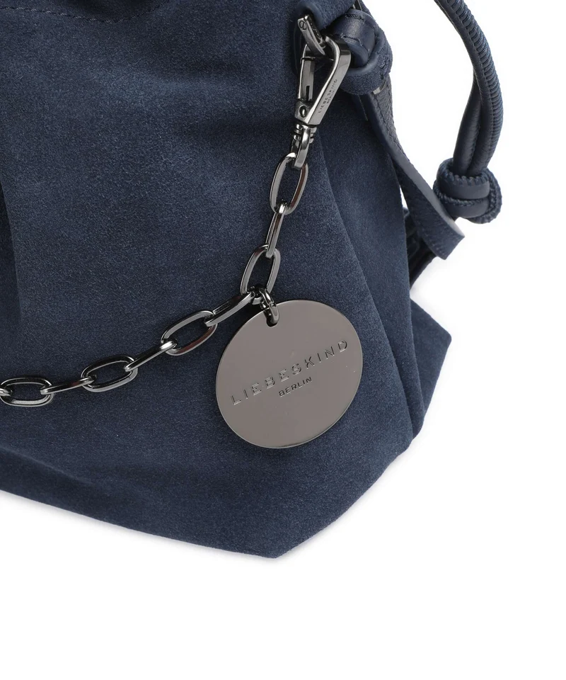Liebeskind Lya II Hydro Suede S Bucket bolso de mano peacoat