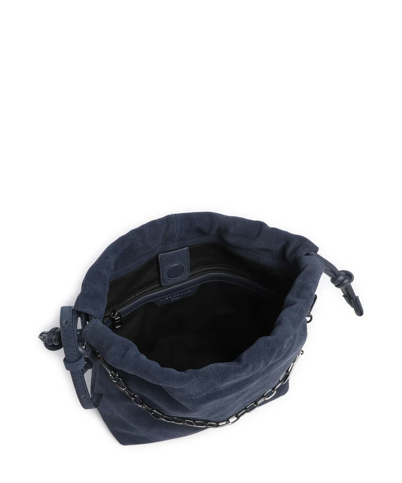 Liebeskind Lya II Hydro Suede S Bucket bolso de mano peacoat