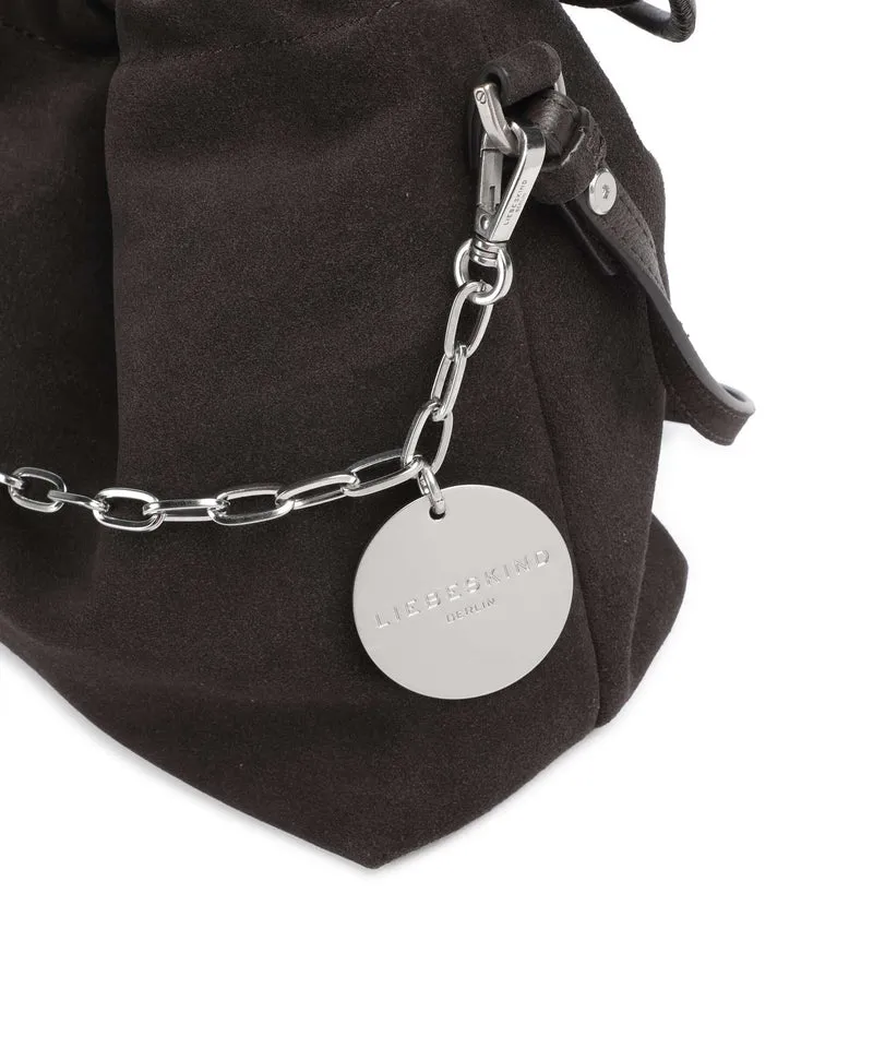 Liebeskind Lya II Hydro Suede S Bucket bolso de mano deep soil