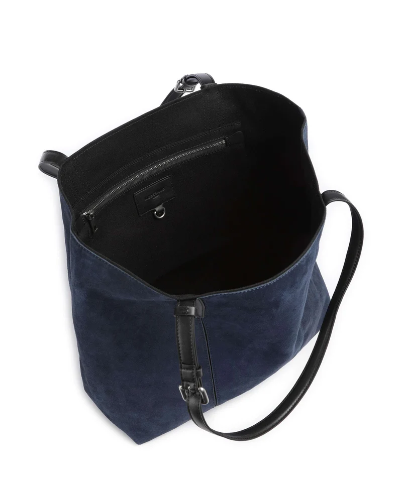 Liebeskind Una Recycled Suede M Bolsa shopping peacoat
