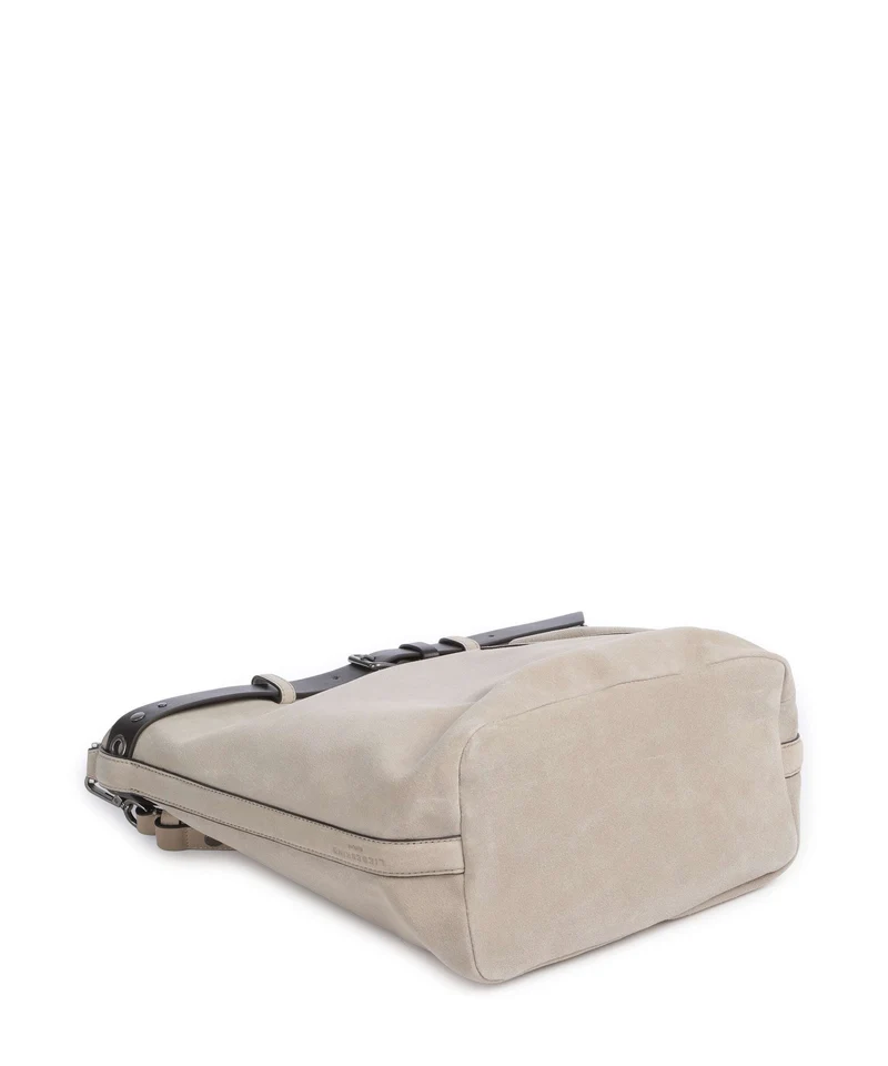 Liebeskind Zita Hydro Suede L Bucket bolso de mano beige