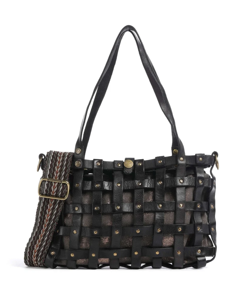 Campomaggi Bolso de hombro grey/bronze