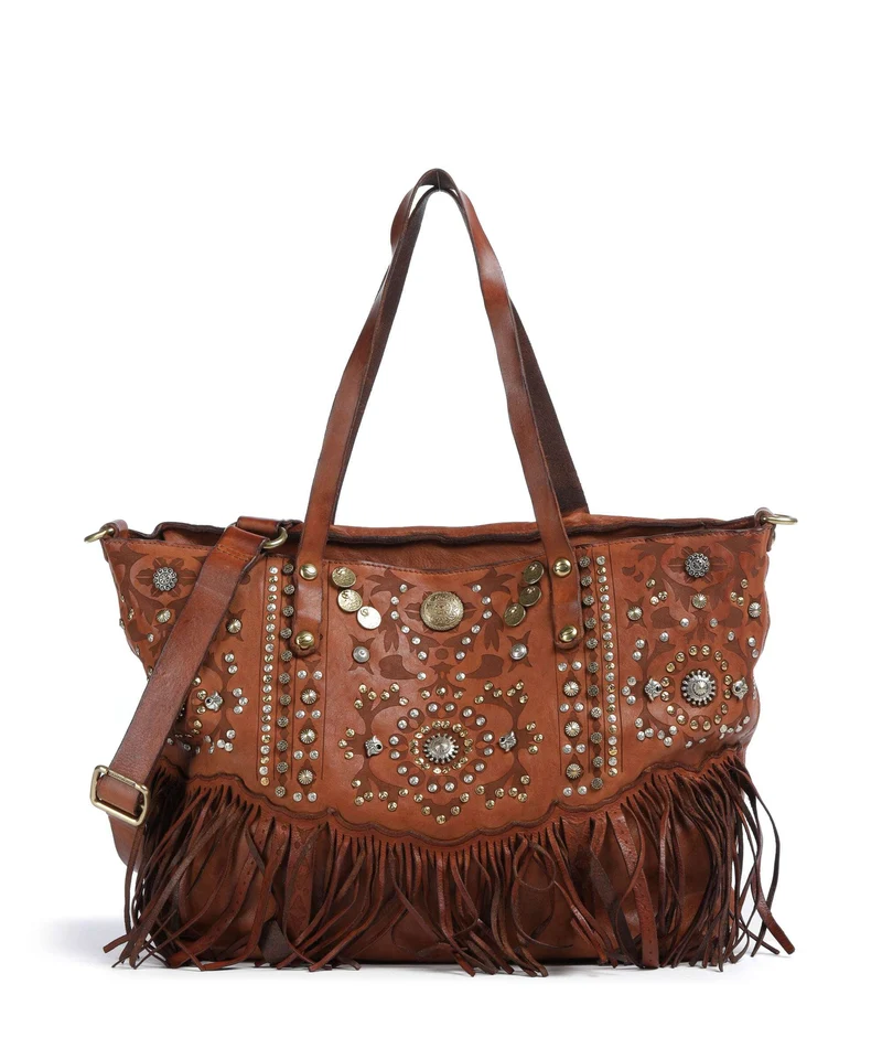 Campomaggi Bolsa shopping cognac