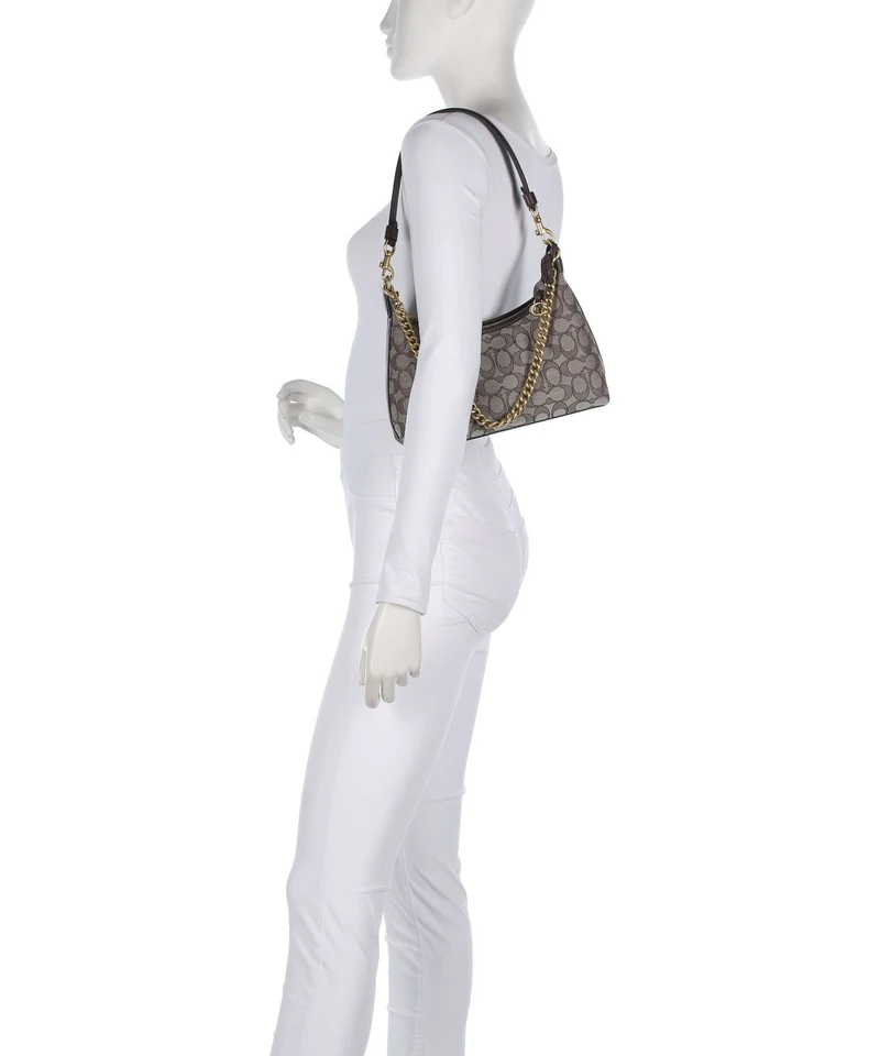 Coach Juliet Signature Jacquard 25 Bolso de hombro oak maple